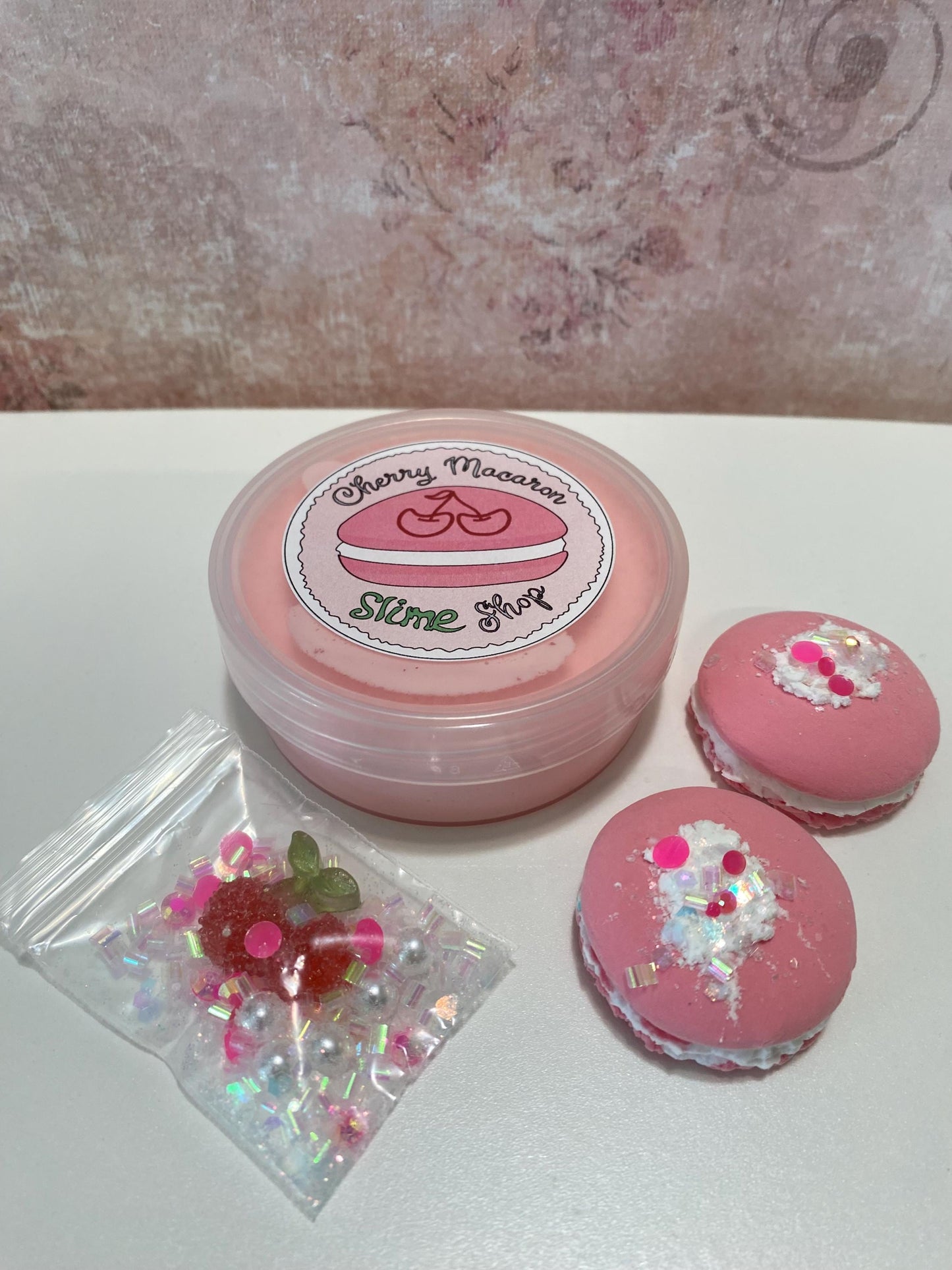 Cherry Macaron Slime
