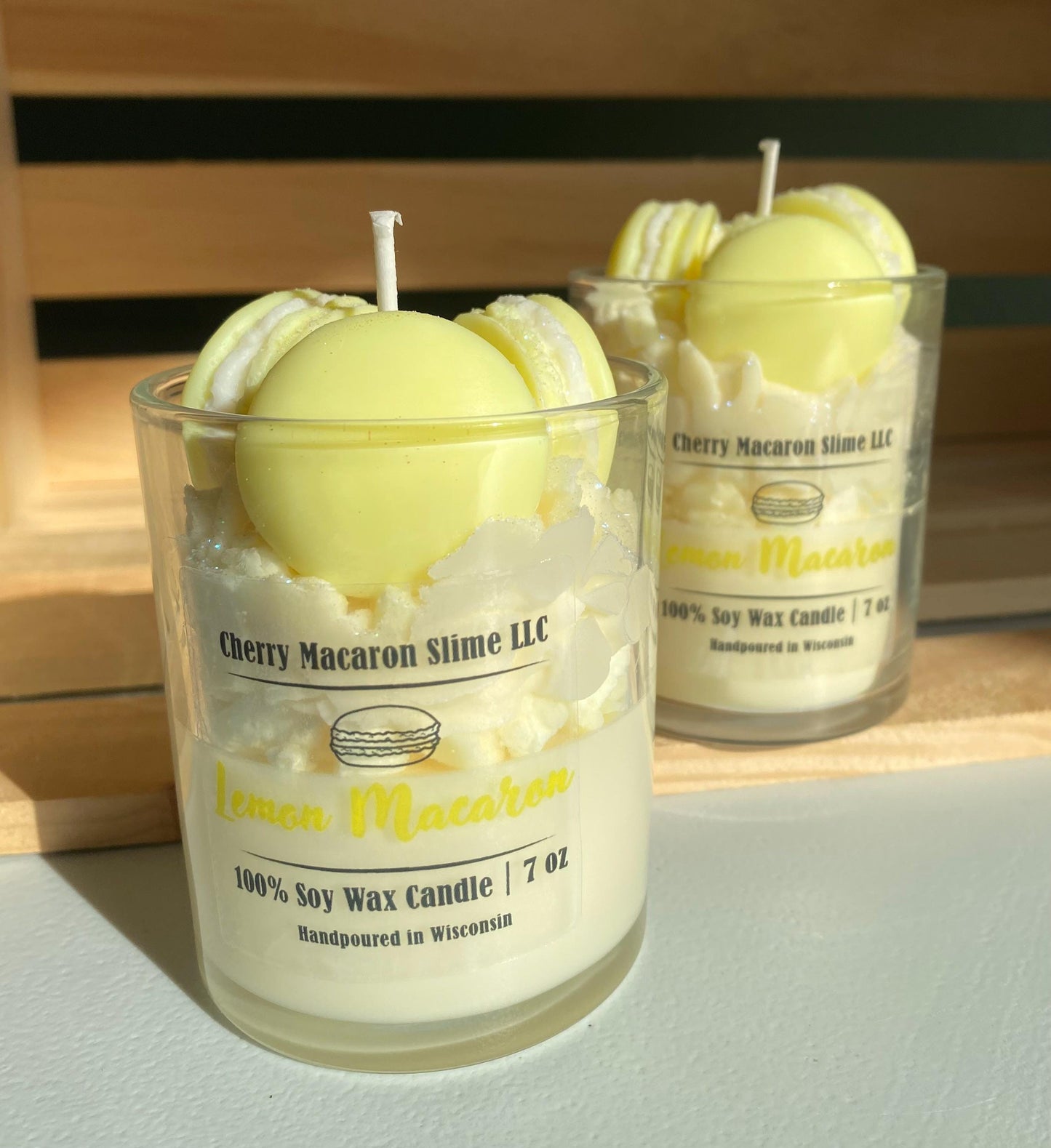 Lemon Macaron Candle