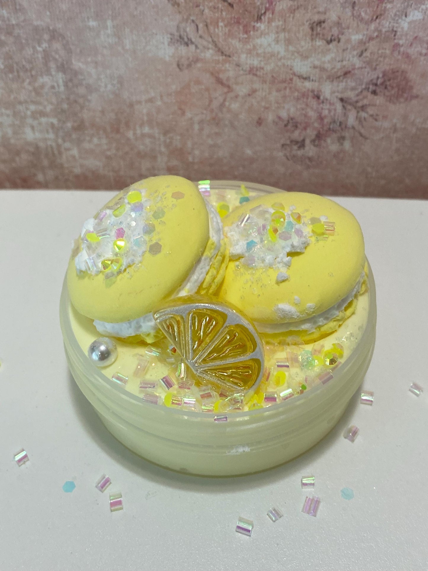 Lemon Macaron Slime