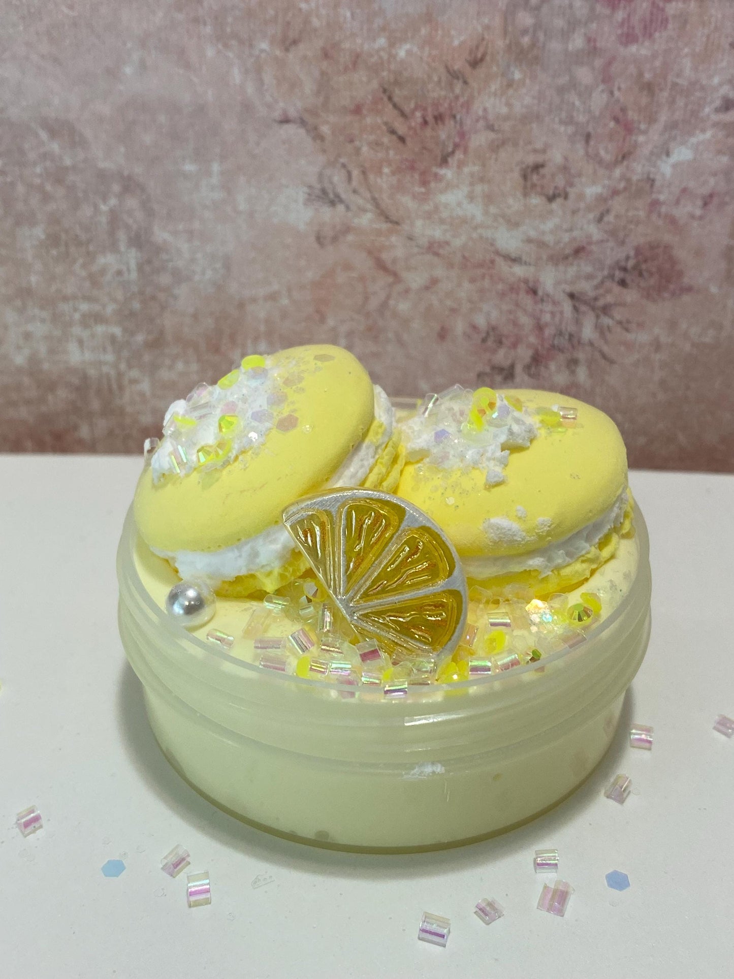 Lemon Macaron Slime