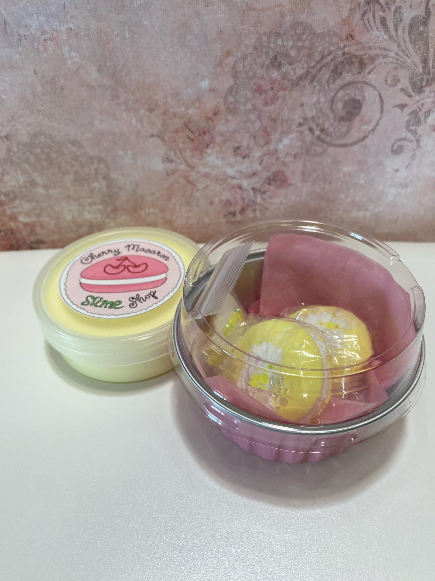 Lemon Macaron Slime