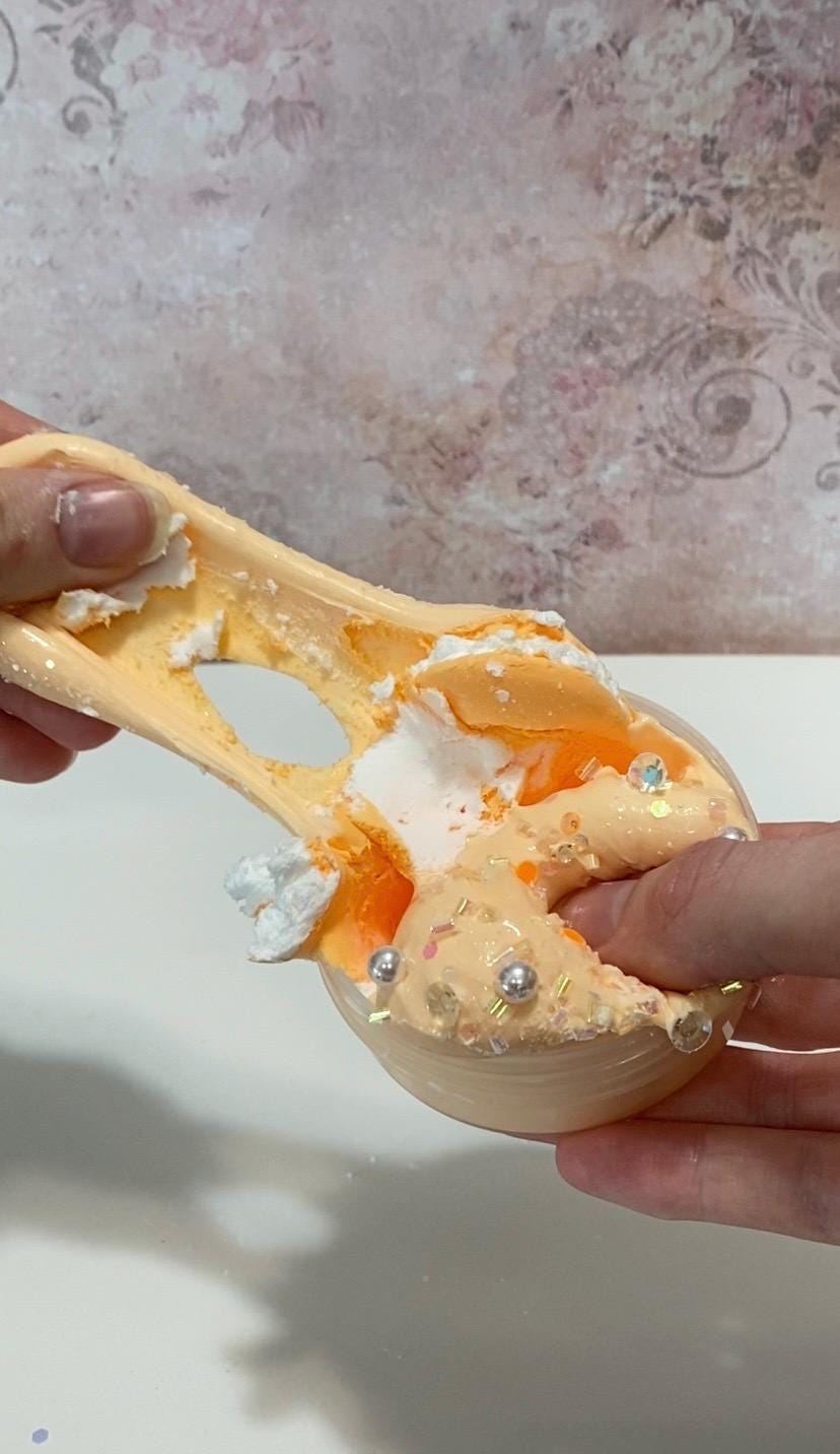 Orange Macaron Slime