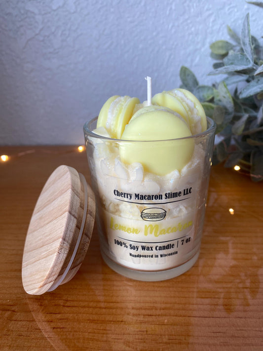 Lemon Macaron Candle
