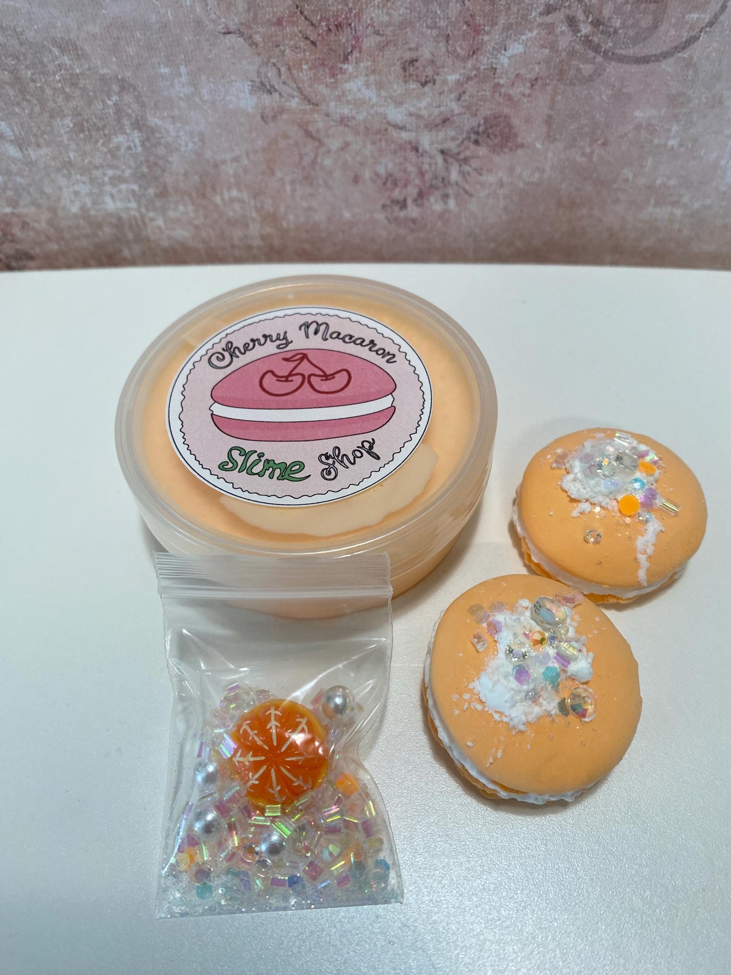 Orange Macaron Slime