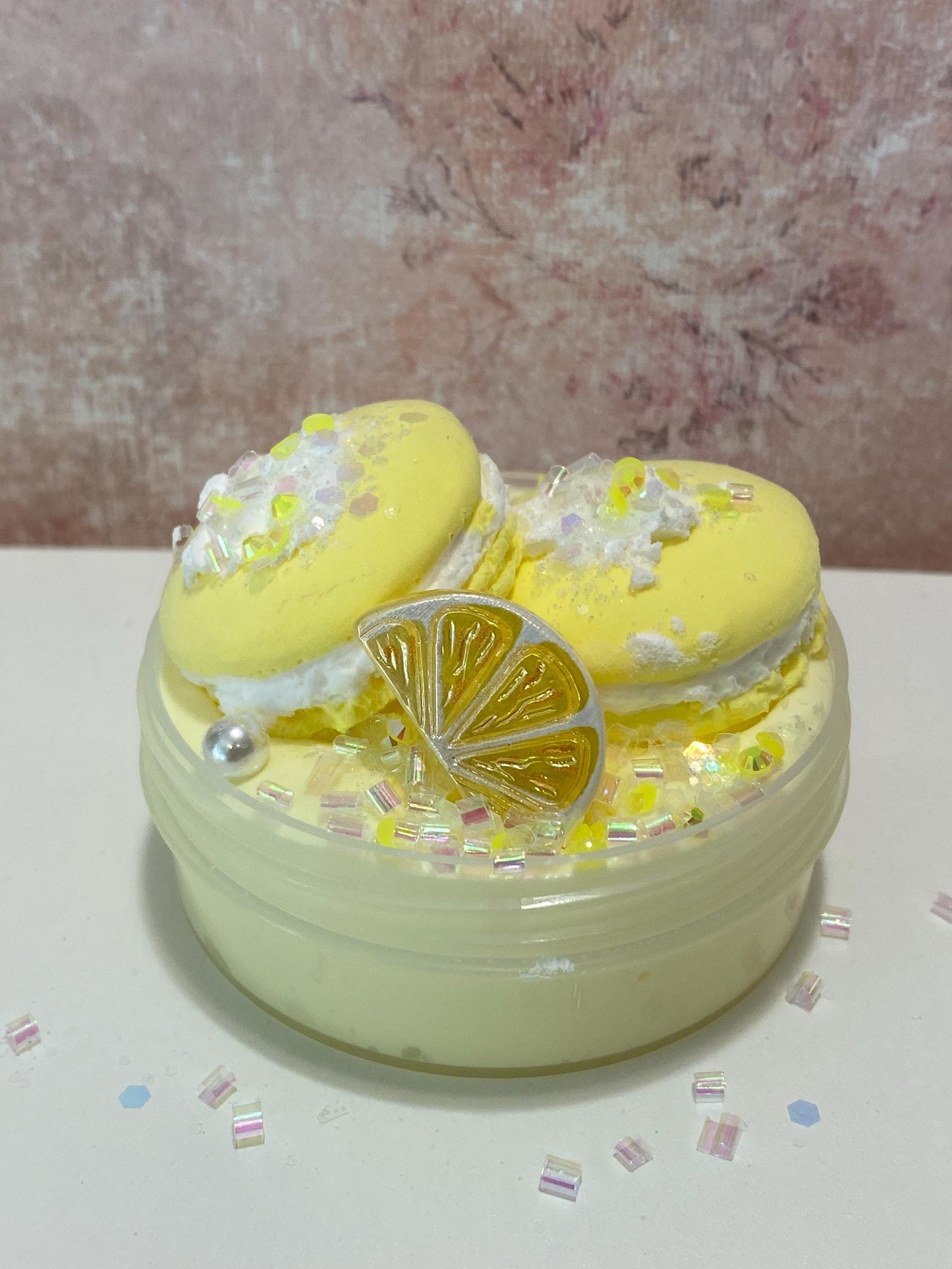 Lemon Macaron Slime