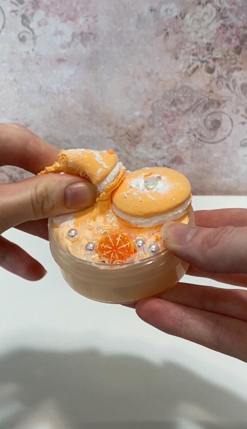 Orange Macaron Slime