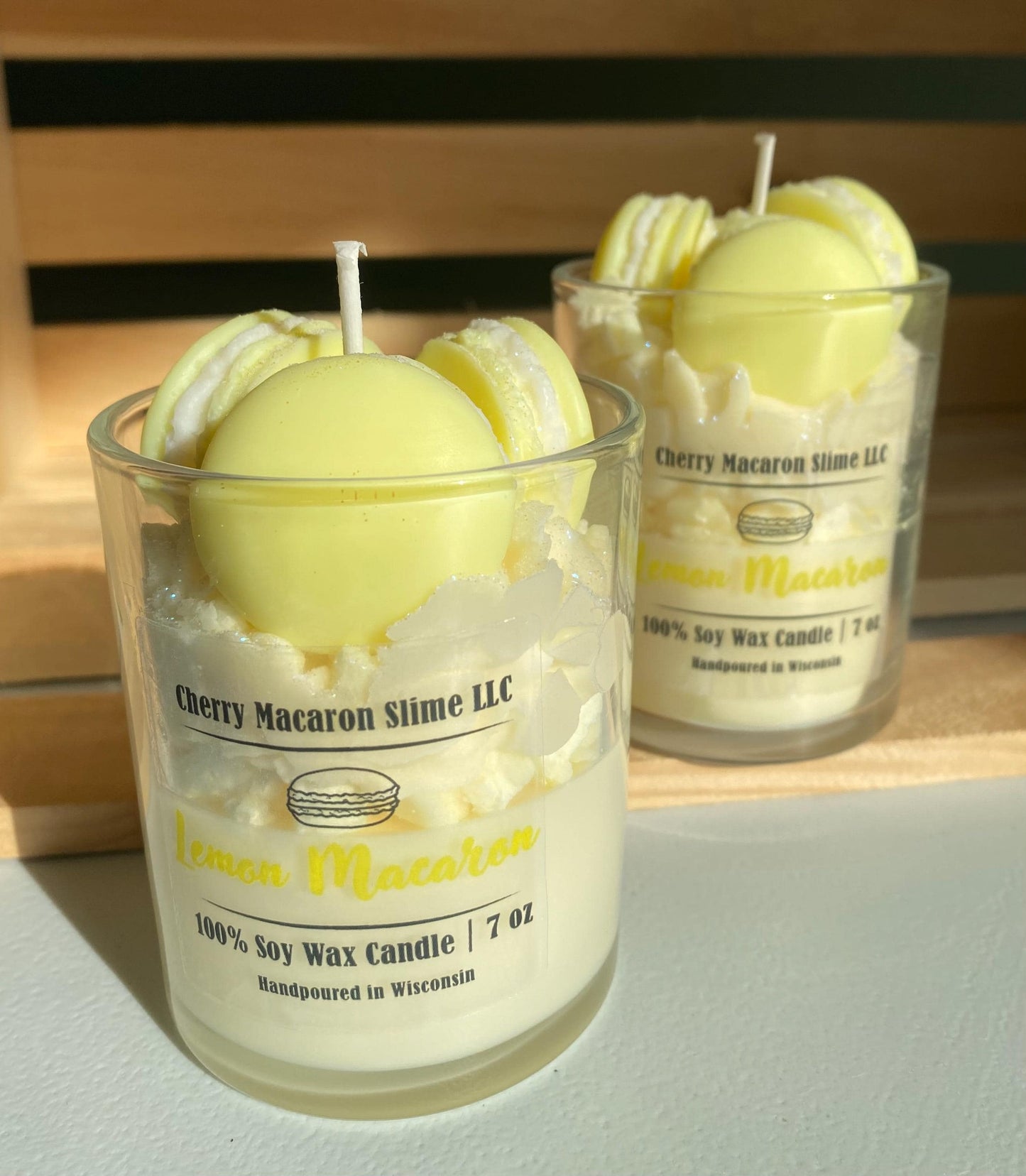 Lemon Macaron Candle