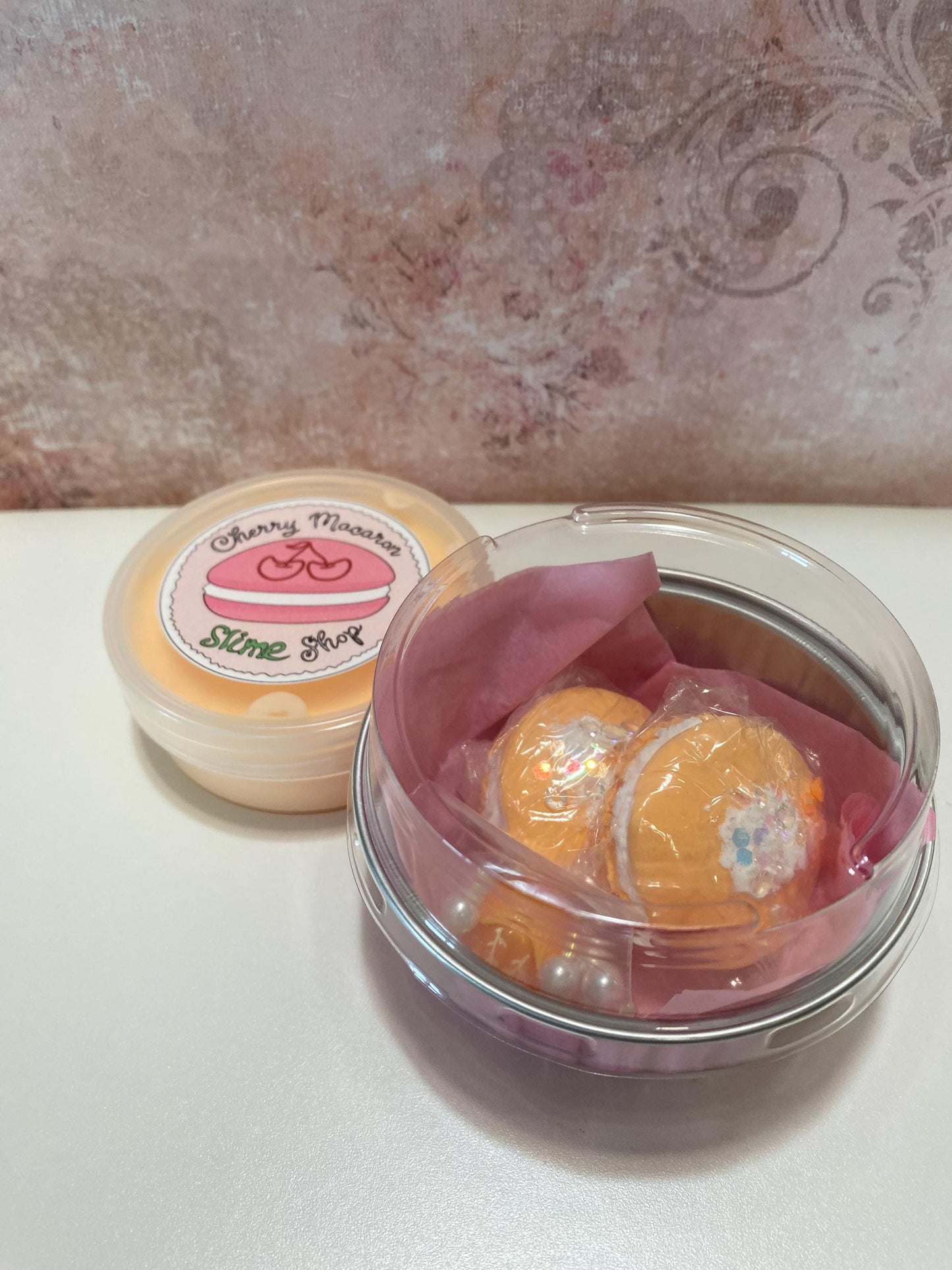 Orange Macaron Slime
