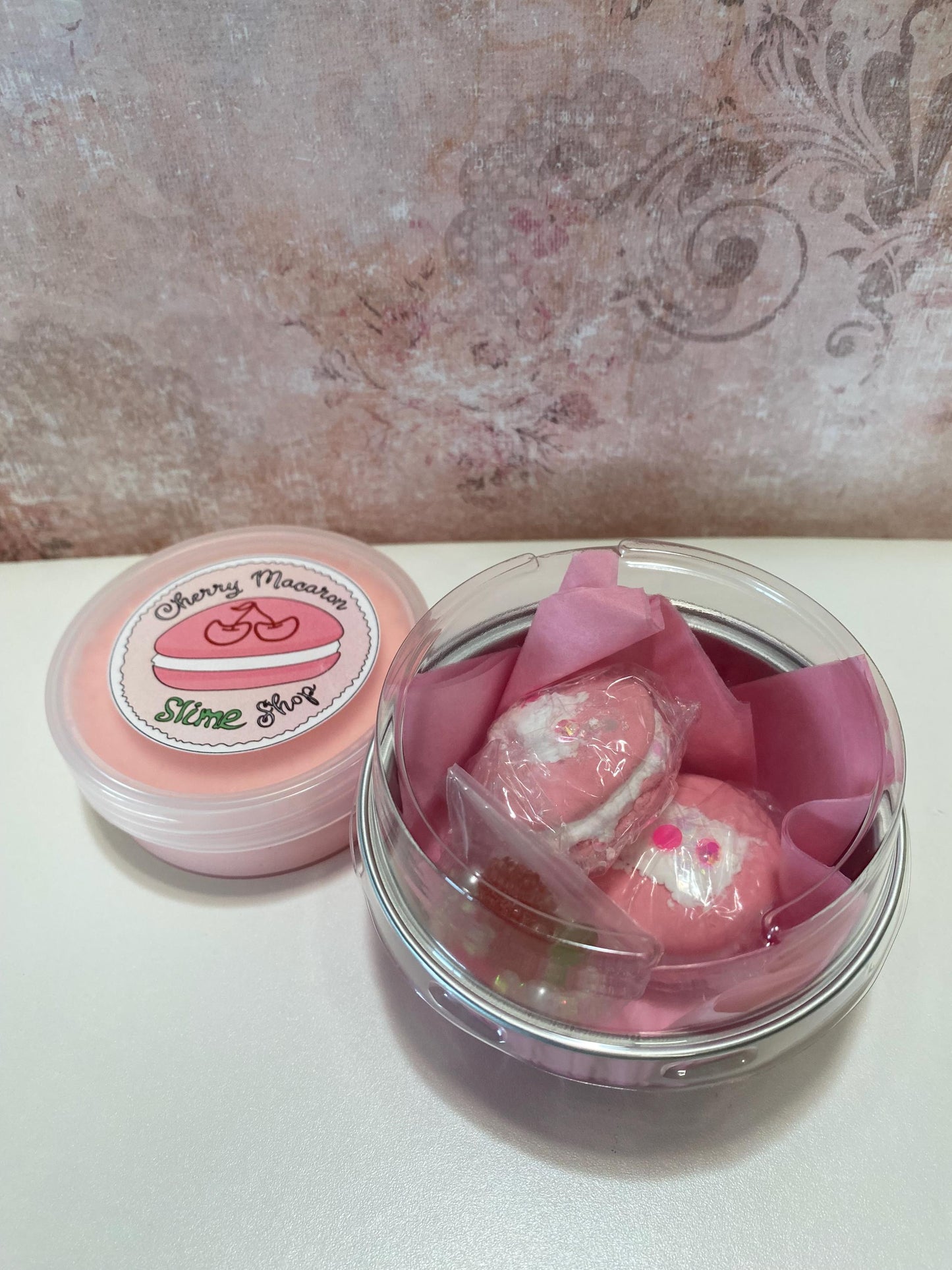 Cherry Macaron Slime