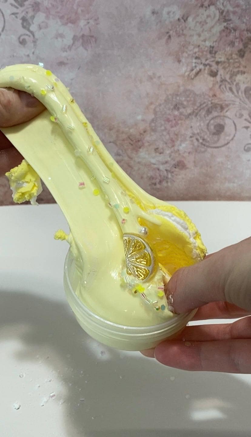 Lemon Macaron Slime