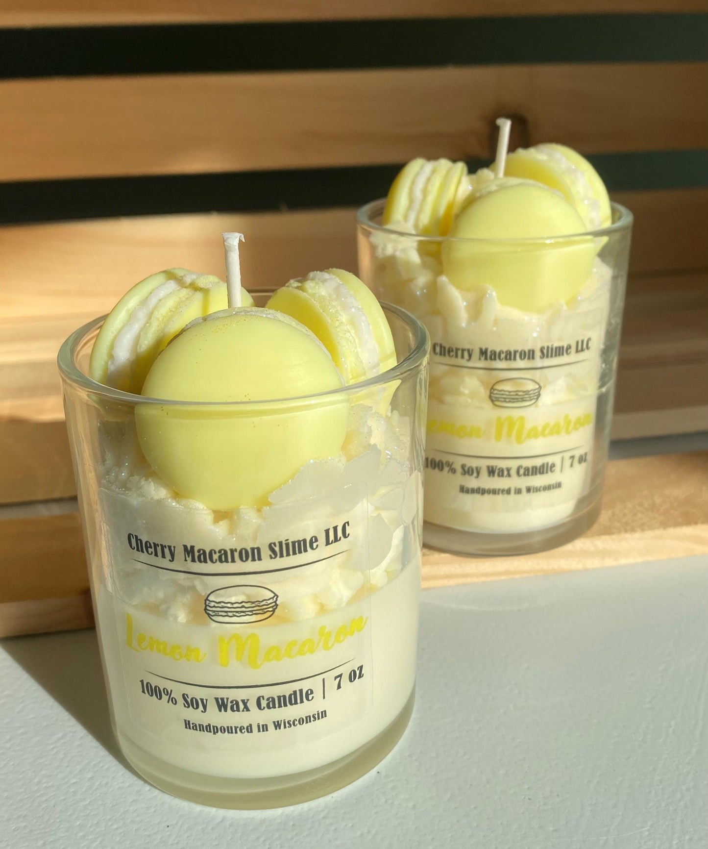 Lemon Macaron Candle